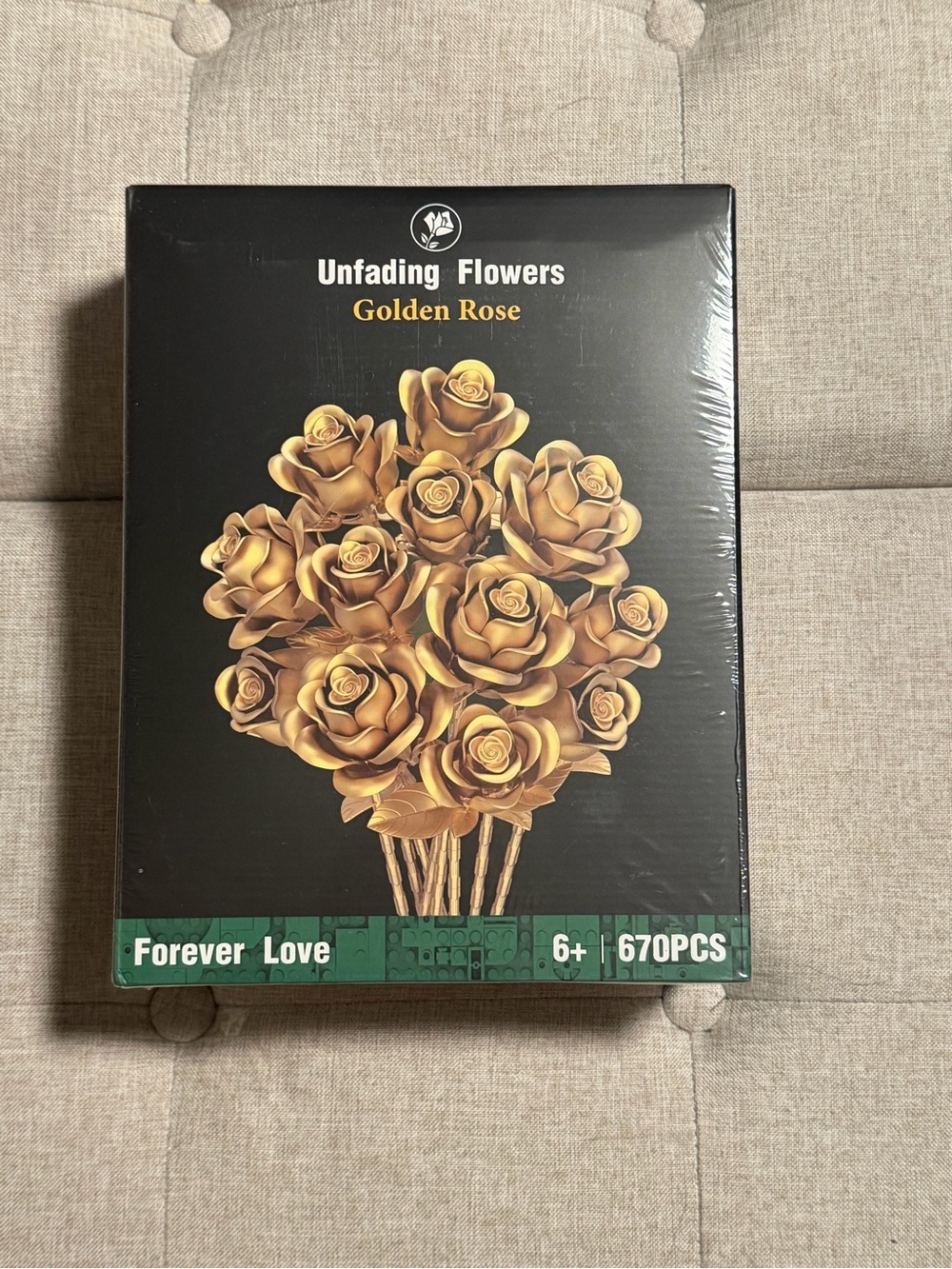 Golden Rose Building Set - Gold